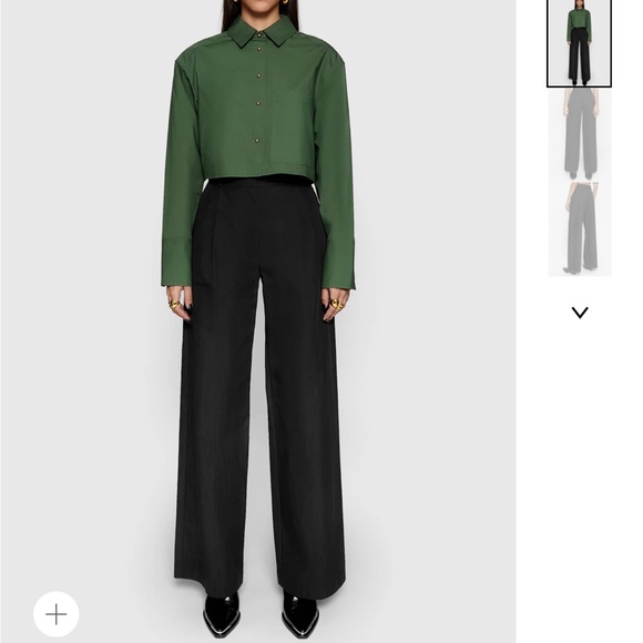 Rebecca minkoff pleated wide leg pant - Picture 1 of 3